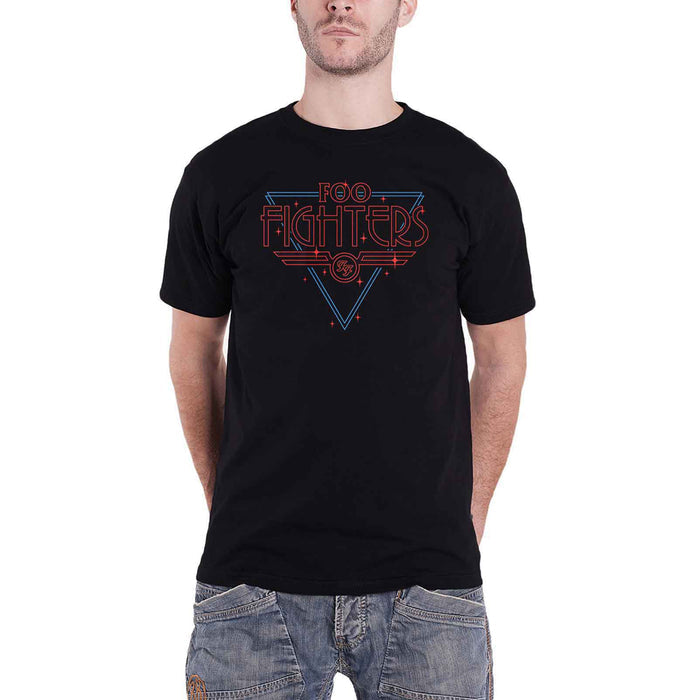 FOO FIGHTERS - BLACK DISCO OUTLINE - T-Shirt Black
