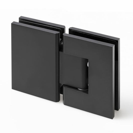 FORGE SHOWER HINGE GLASS TO GLASS 180 Degrees 10mm glass - Image 1