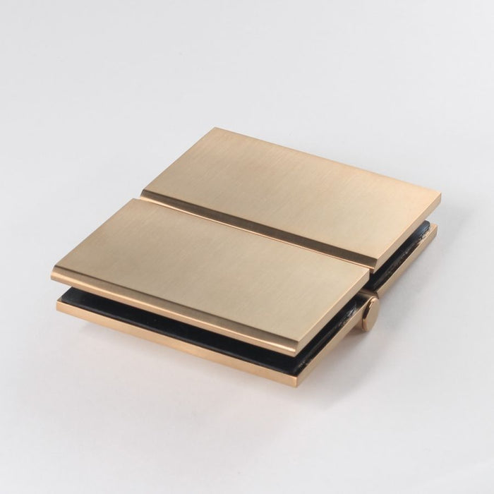 FORGE SHOWER HINGE GLASS TO GLASS BIFOLD 10mm glass - Image 1