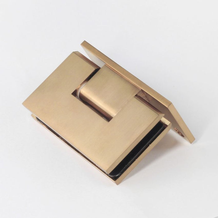 FORGE SHOWER HINGE HEAVY DUTY GLASS TO WALL L-SHAPE 90 Degrees - Image 4