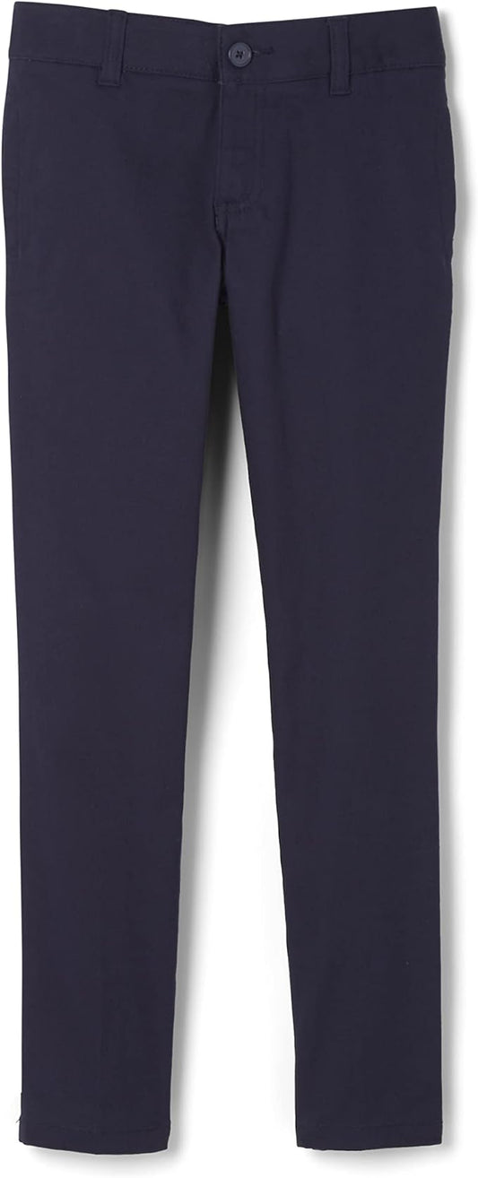 French Toast Womens Skinny Fit Stretch Twill Pants