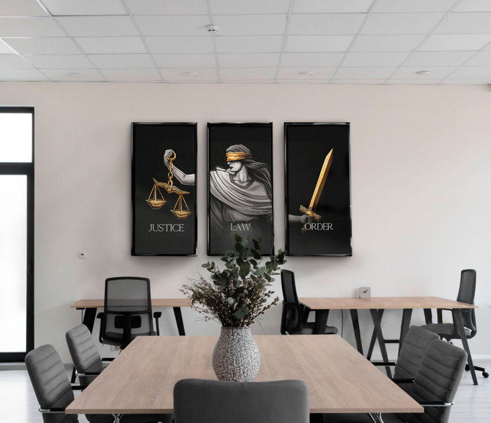 God of Justice , Lawyer Wall Art, Motiational Decor