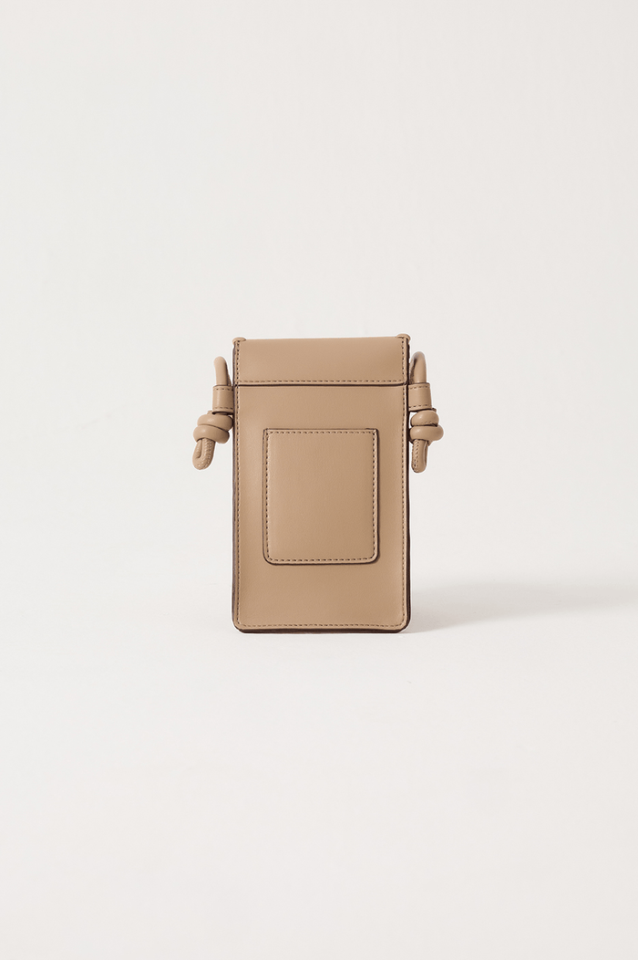 Grey Mirante Cellphone Magnet Closure Crossbody Bag_5