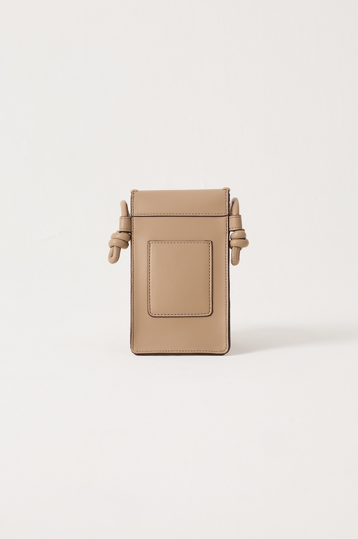 Grey Mirante Cellphone Magnet Closure Crossbody Bag_8