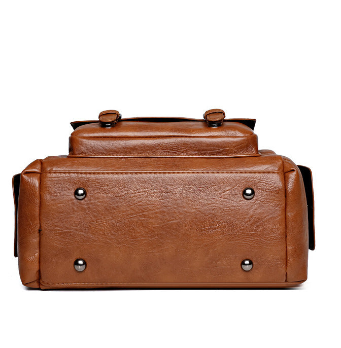 H2080 - Retro Crossbody Satchel Handbag