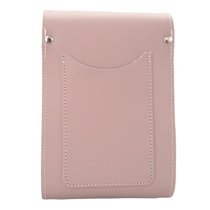 Handmade Leather Festival Phone Bag - Rose Quartz - Bascora