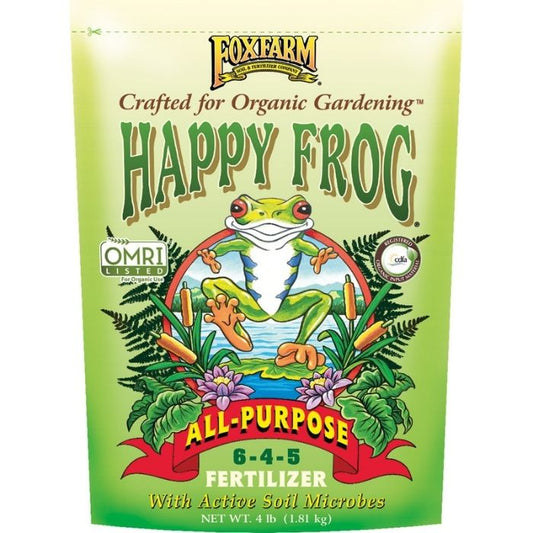 All around fertilizer from happy frog organic gardening