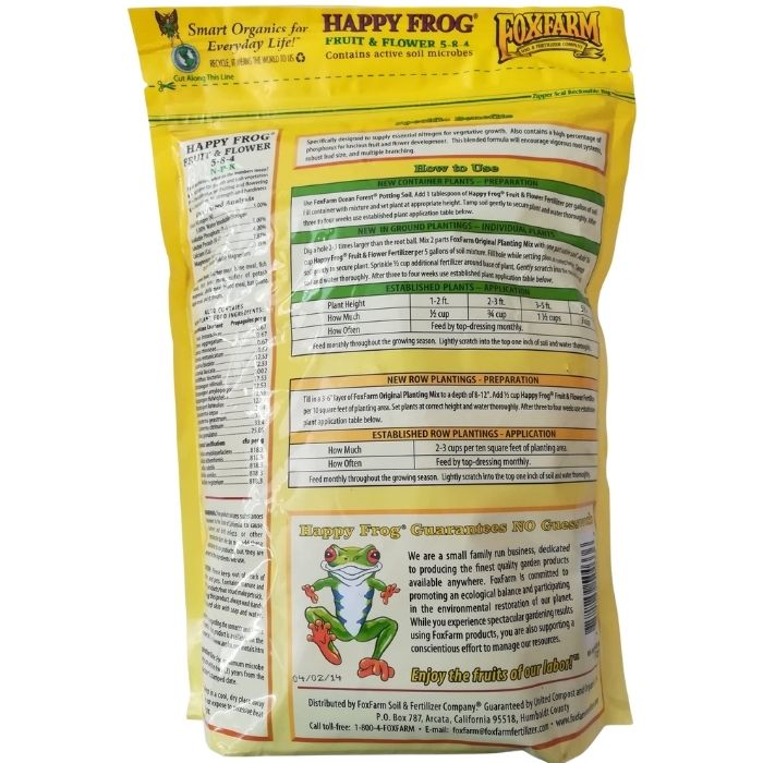 Happy frog organic fertilizer for any fruits and flowers