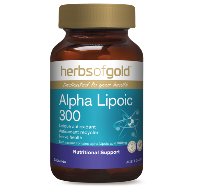 Herbs Of Gold Alpha Lipoic 300 - 120 Capsules - L'Organic