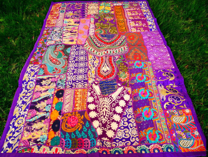 Hippie wall tapestry - Indian wall hanging - bohemian hippie wall decor