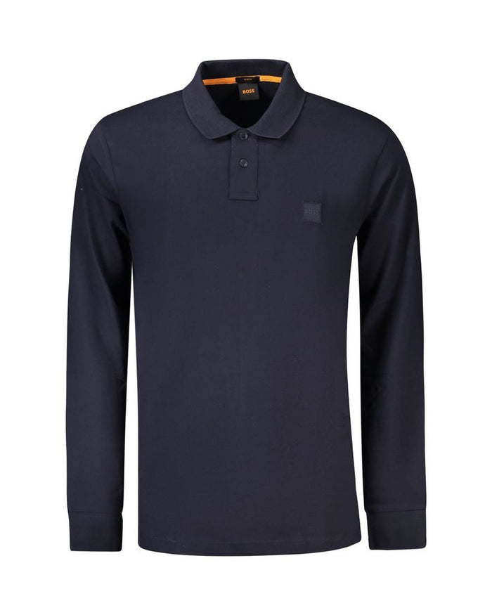 Hugo Boss Blue Cotton Men's Polo