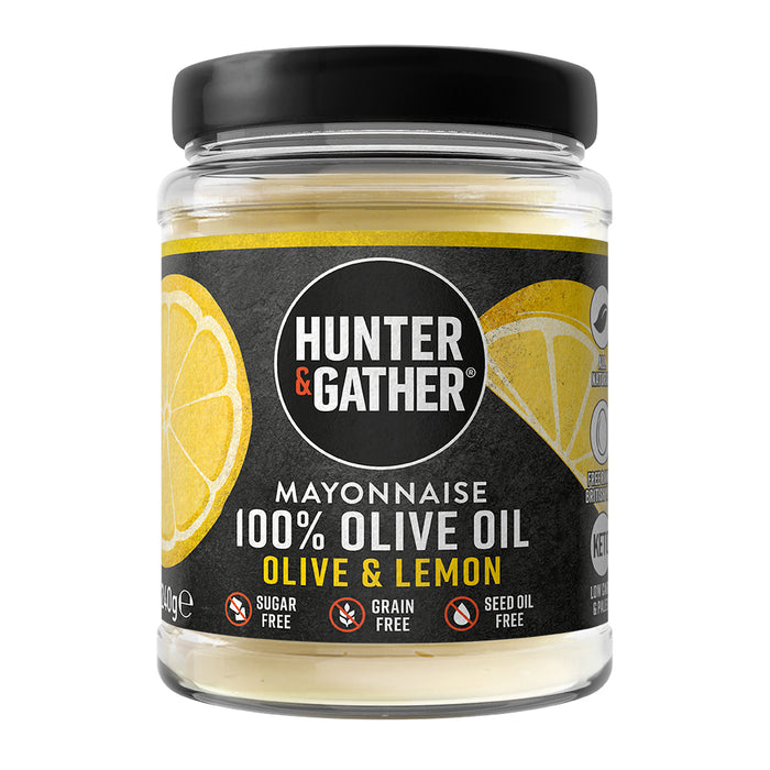 Hunter & Gather Olive & Lemon Olive Oil Mayonnaise 250g