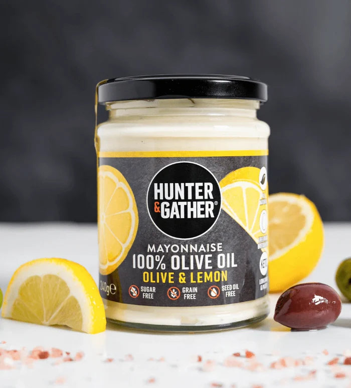 Hunter & Gather Olive & Lemon Olive Oil Mayonnaise 250g