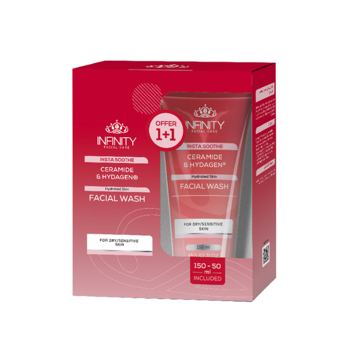 Infinity Facial Care Insta Soothe Facial Wash Promopack 1+1