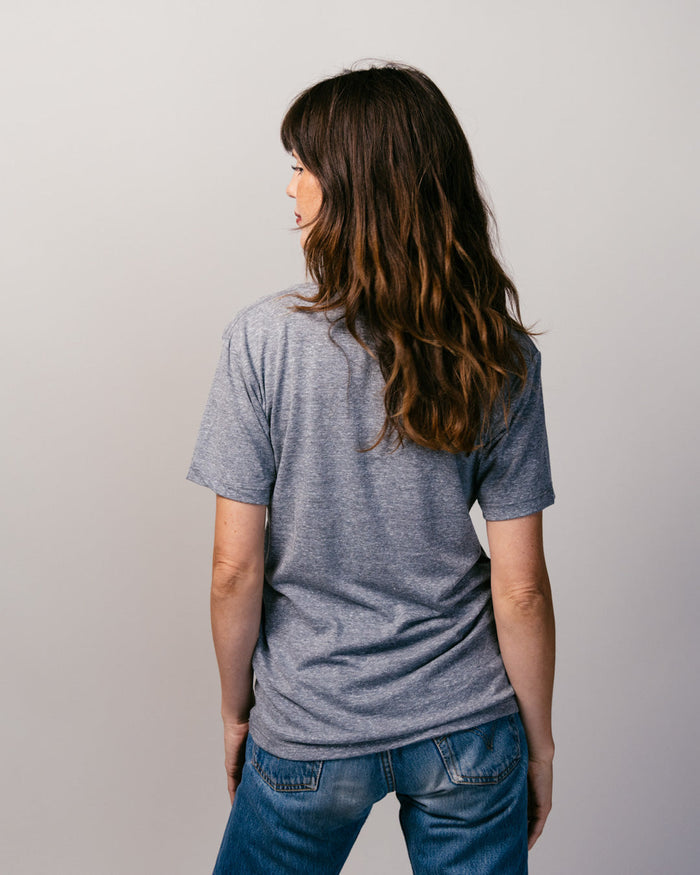 Vintage Grey Unisex T-Shirt Back