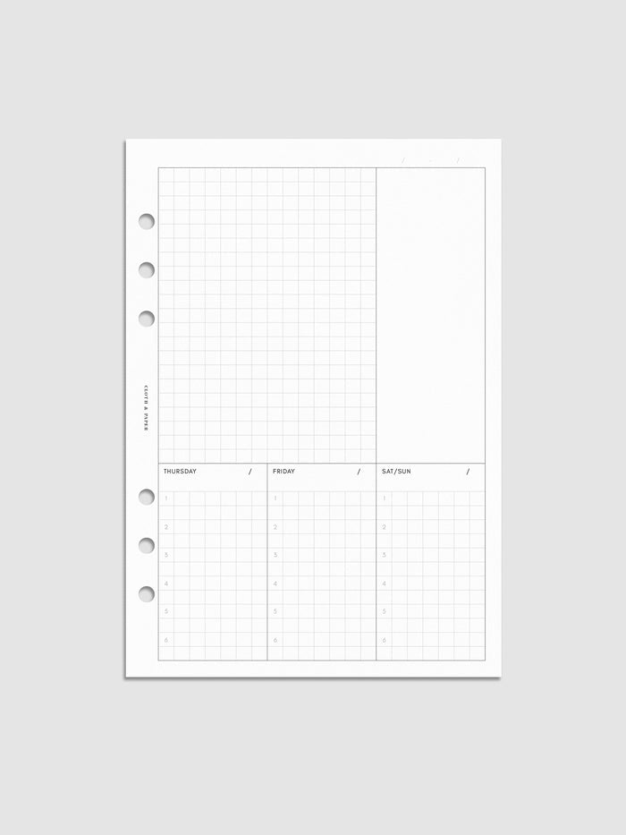 Ivy Lee Method Inserts shown in size A5.