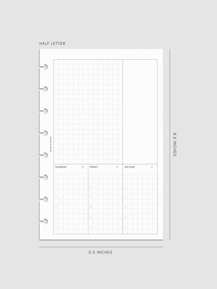 Half Letter 8-Disc Punch
