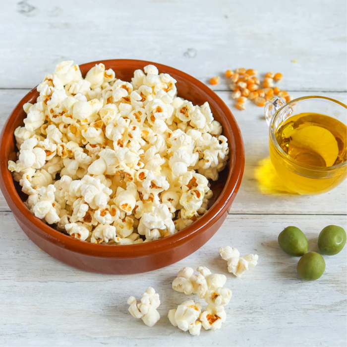 Jasper's Organic Sea Salt Popcorn 100% Extra Virgin Olive Oil 50g