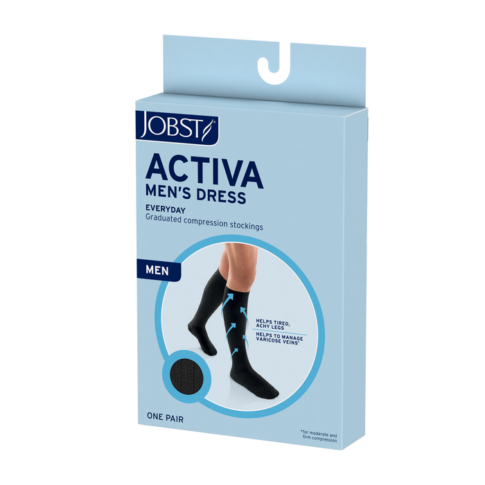 JOBST® Activa Men's Dress Knee High 15-20mmHg