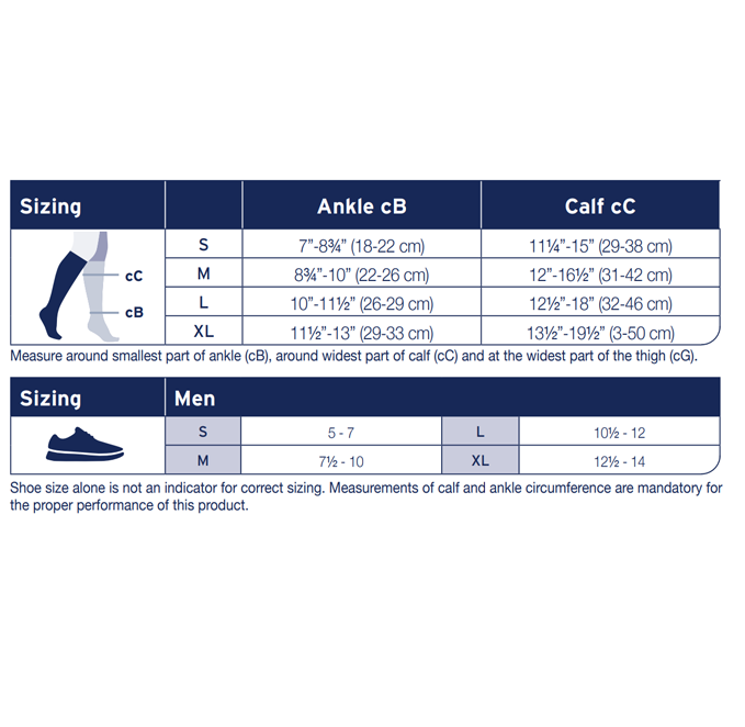 JOBST® Activa Men's Dress Knee High 15-20mmHg
