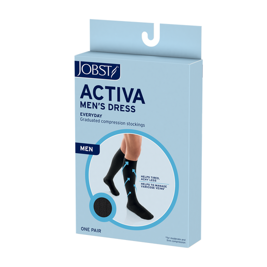 JOBST® Activa Men's Dress Knee High 20-30mmHg
