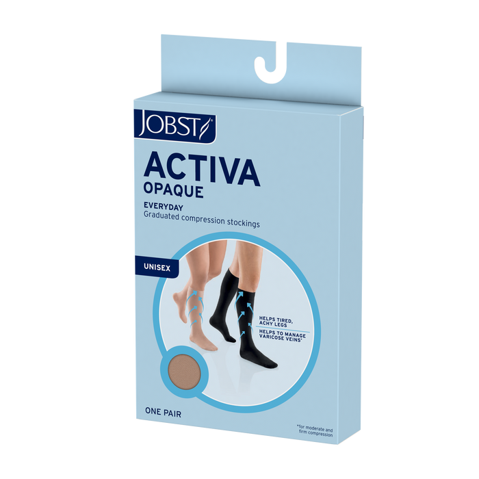 JOBST® Activa Opaque Thigh High 15-20mmHg