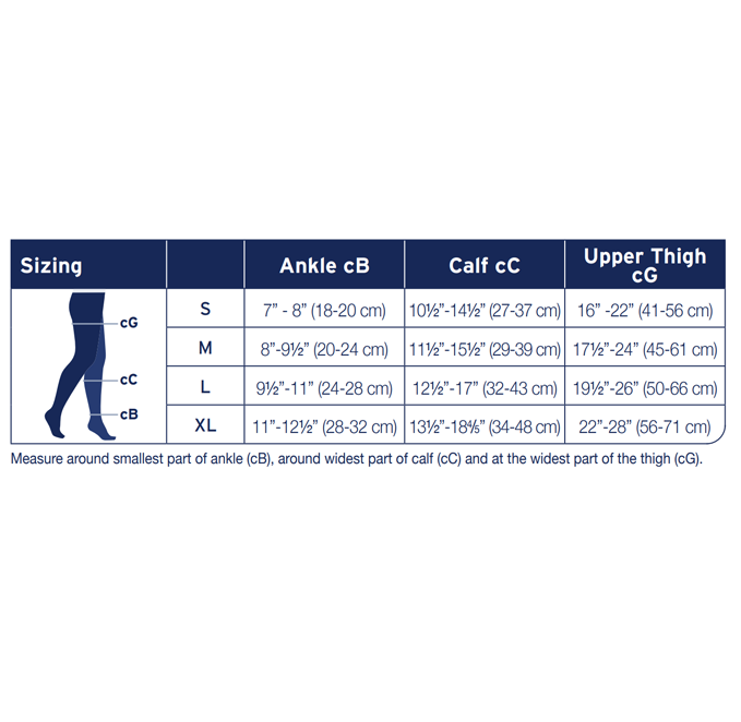 JOBST® Activa Opaque Thigh High 15-20mmHg