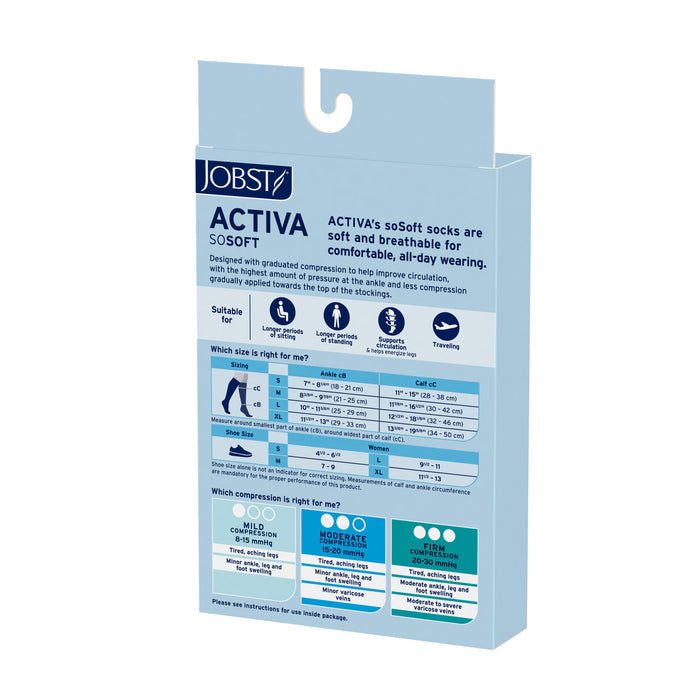JOBST® Activa soSoft Knee Highs 15-20mmHg