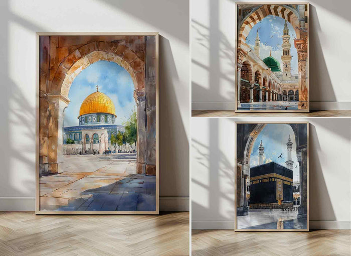 Kaaba, Nabawi & Dome of the Rock
