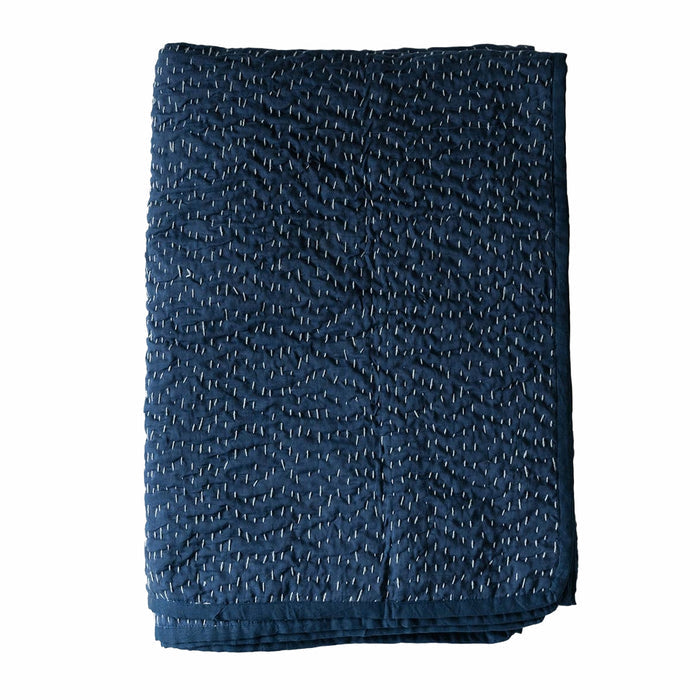 Kimmie Kantha Throw: DARK BLUE