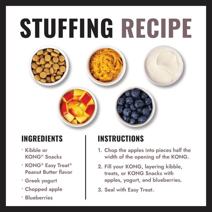 KONG stuffing recipe guide