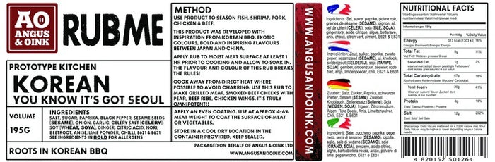 Korean You Know It's Got Seoul Rub 200g