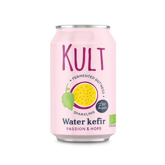 KULT Water Kefir Passion & Hops Organic 330ml
