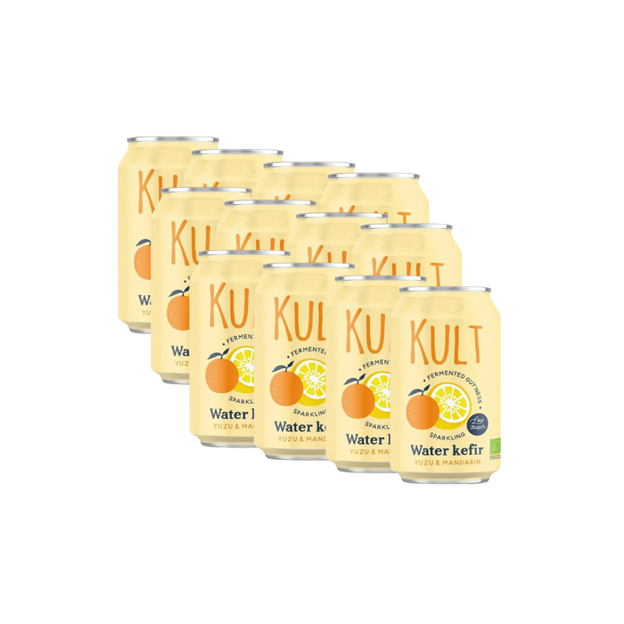 KULT Water Kefir Yuzu & Mandarin Organic 330ml