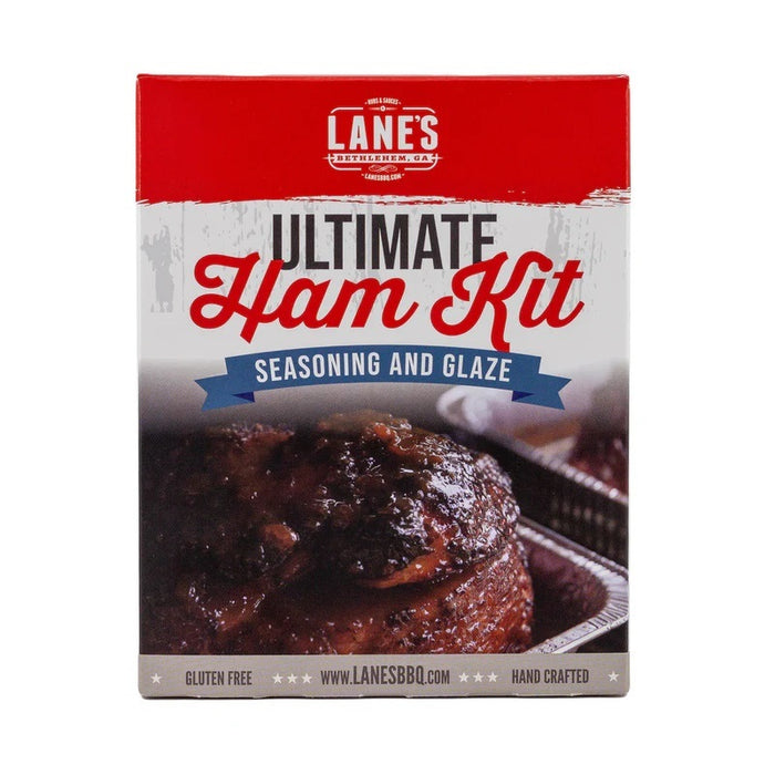 Lane's BBQ Ultimate Ham Seasoning & Glaze Kit (Sweet Heat +2 x Salted Caramel Peach Spread )