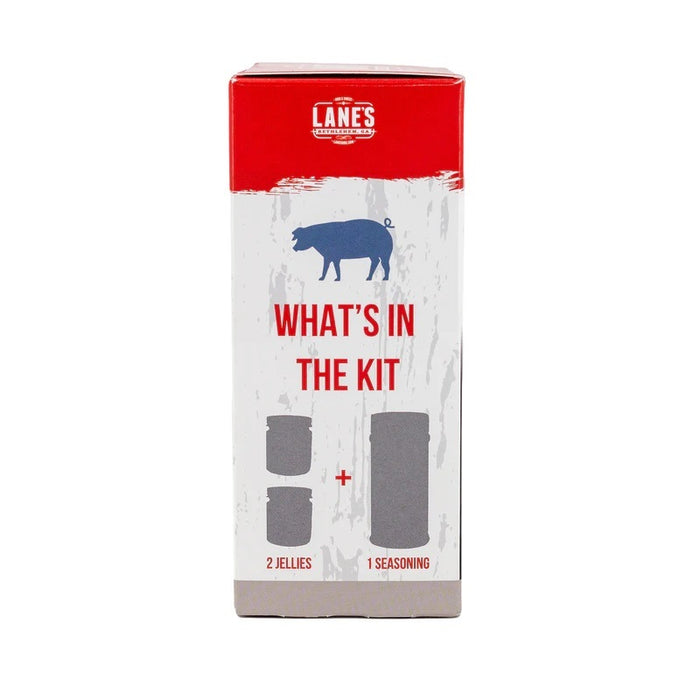 Lane's BBQ Ultimate Ham Seasoning & Glaze Kit (Sweet Heat +2 x Salted Caramel Peach Spread )