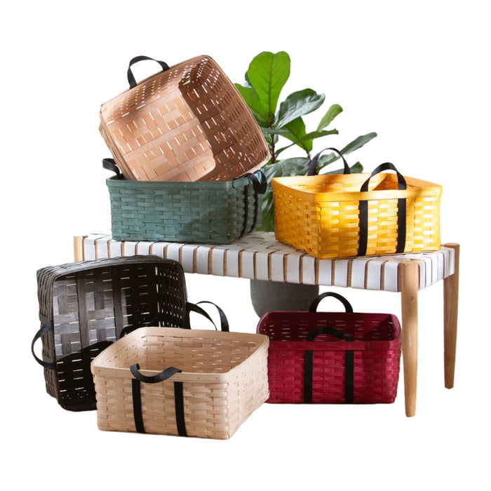 Large Hudson Basket: Verde