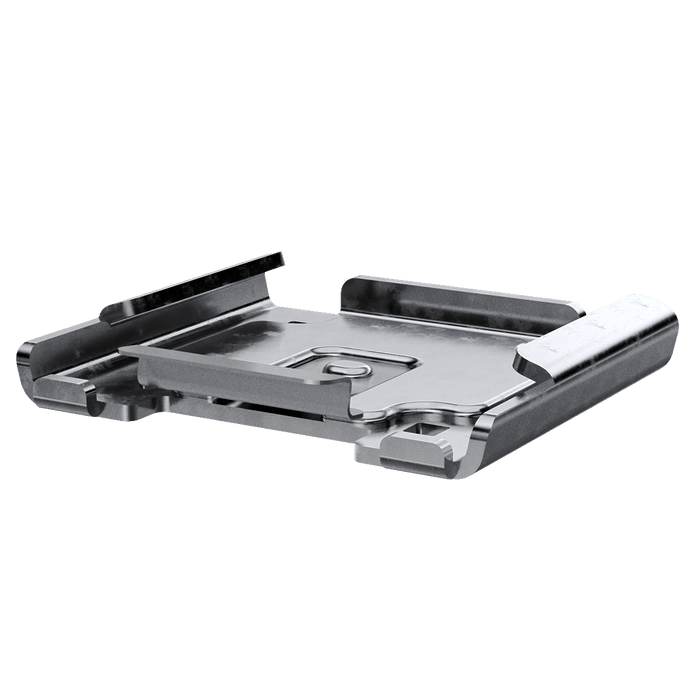 Large caster plate for 4x2 swivel casters