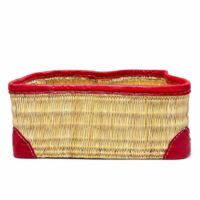 Large Red Trim Storage Basket