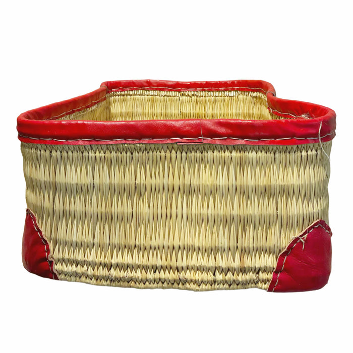 Large Red Trim Storage Basket