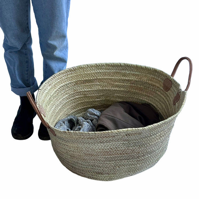 Large Round Laundry Basket