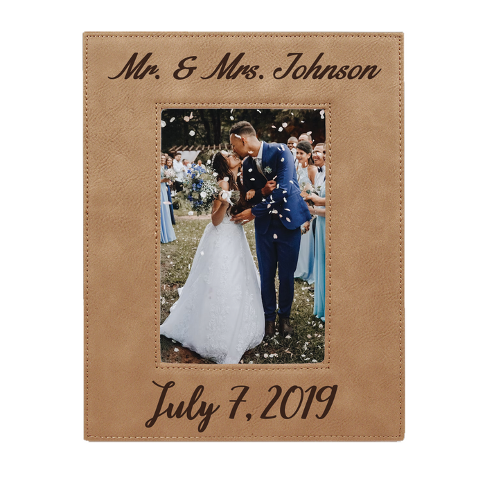 Laserable Leatherette Photo Frame - LZR