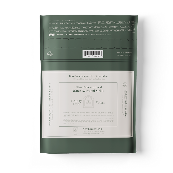 Laundry Detergent Strips (sold as case of 10)- Summer Rain