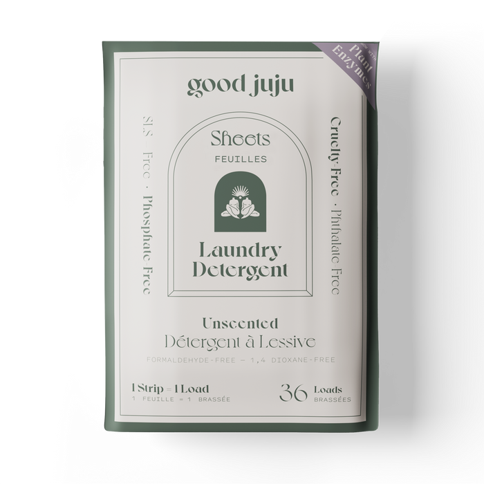 Laundry Detergent Strips (sold as case of 10)- Unscented