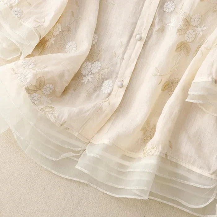 Lauri - Blouse brodée