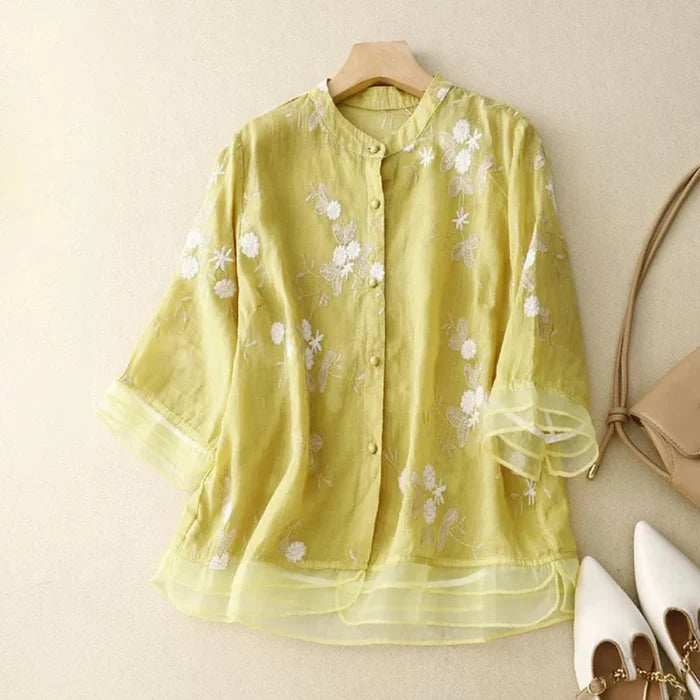 Lauri - Blouse brodée