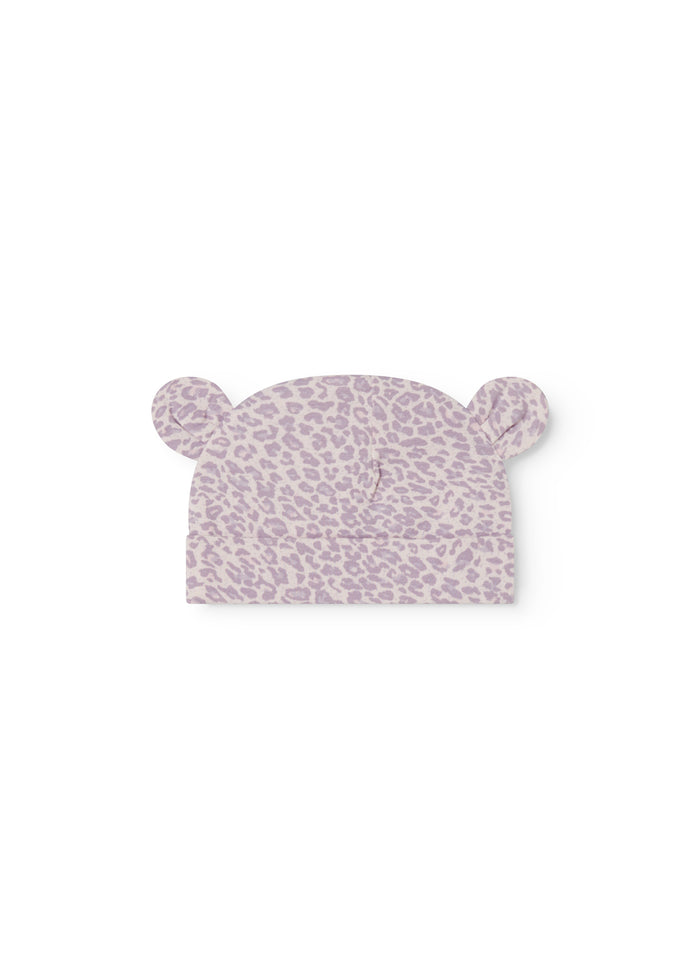 Pink leopard baby hue with ears