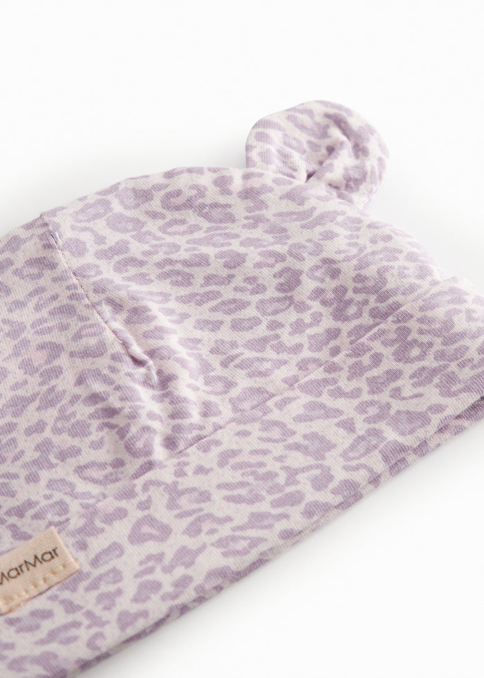 Pink leopard baby hue with ears