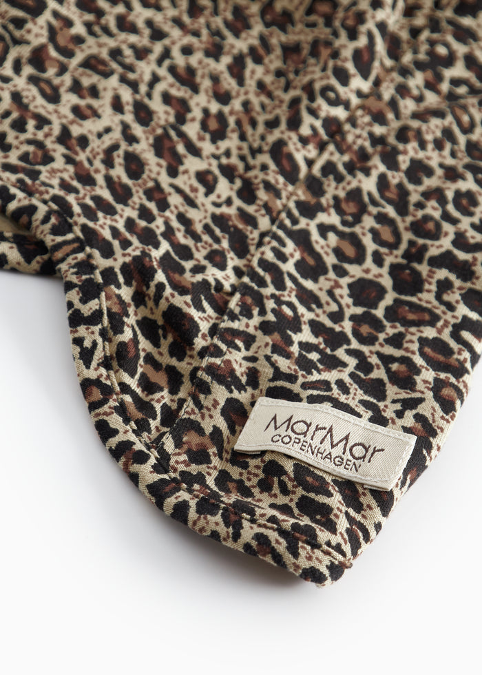 Elephant ears in leopard print