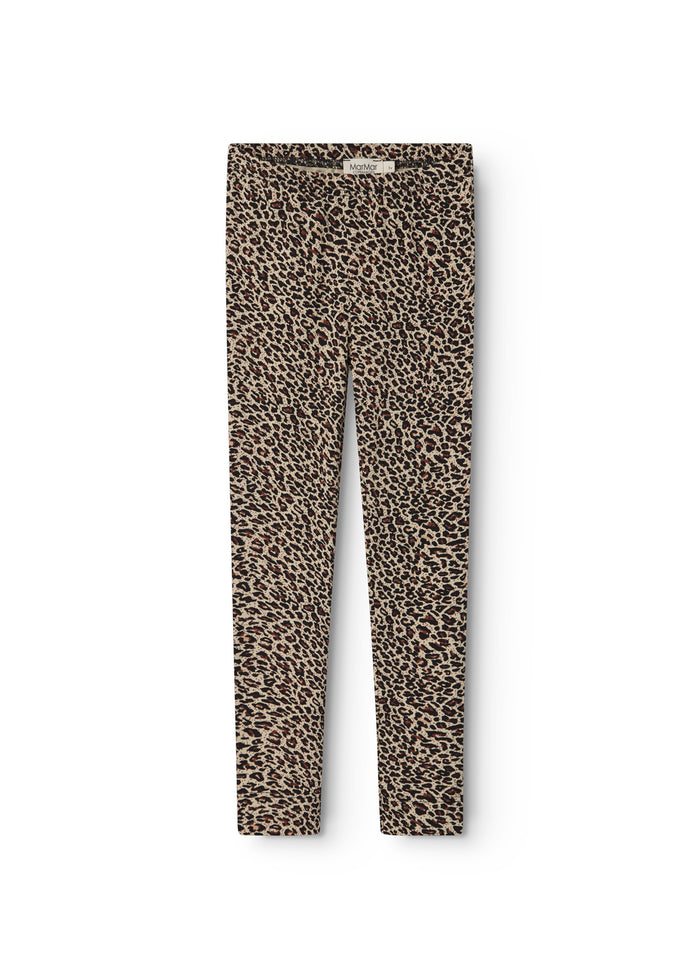 Leggings in leopard print
